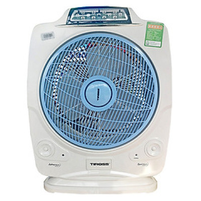 Quạt Sạc Điện Tiross TS917 - Xanh  - Hàng Chính Hãng